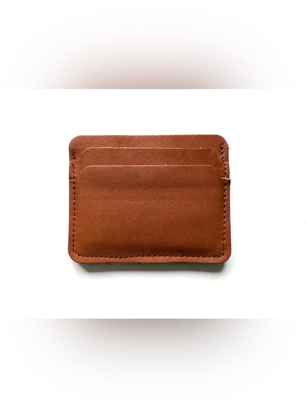 CUSTOM COACH Vintage City Bag British Tan Leather Creed Card Case ID Wallet 9790